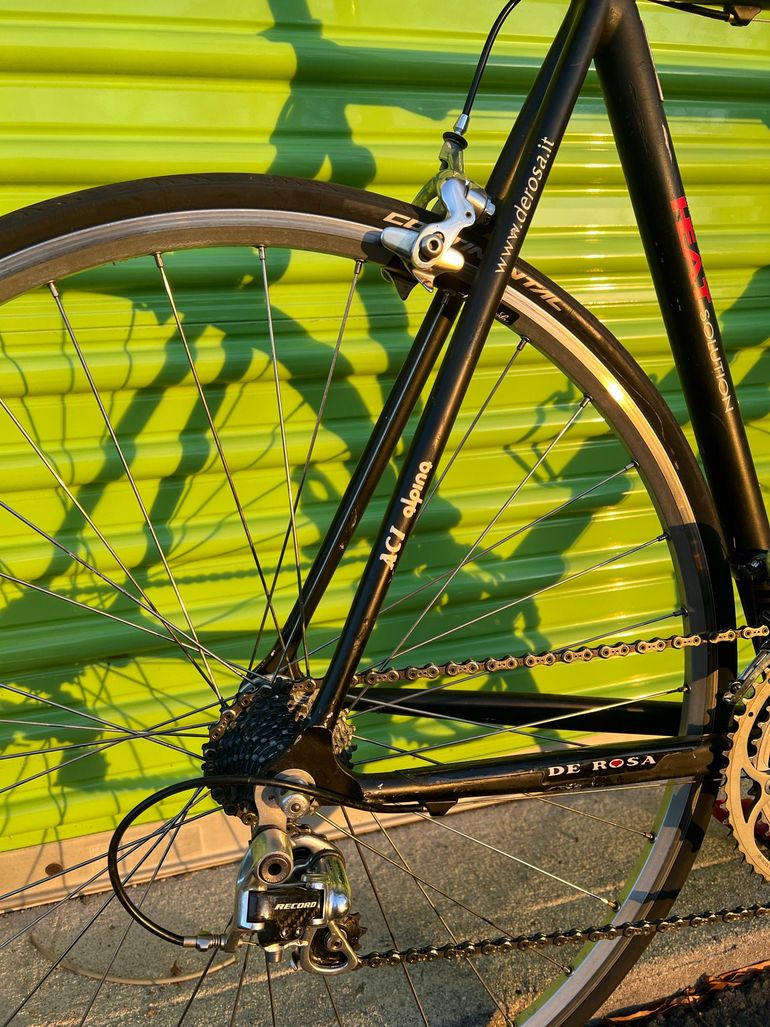 Used De Rosa Merak Campagnolo Record 2000 Road & Gravel, Blue,  — image 8 of 13