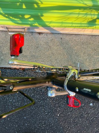 Used De Rosa Merak Campagnolo Record 2000 Road & Gravel, Blue,  — image 13 of 13