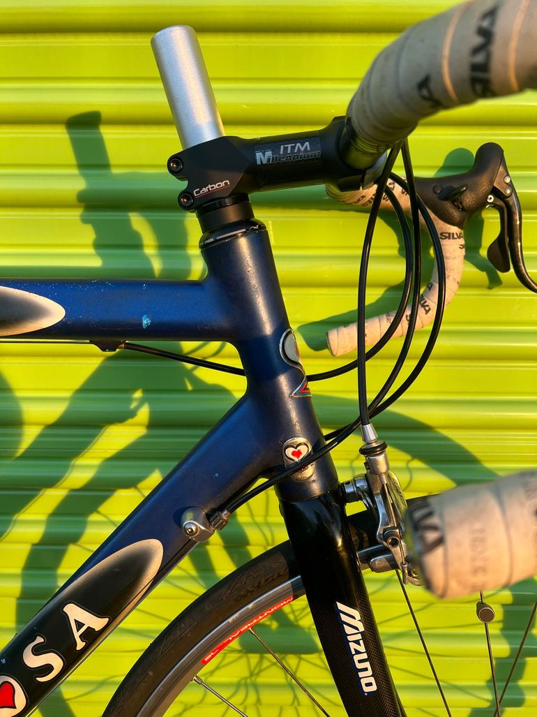 Used De Rosa Merak Campagnolo Record 2000 Road & Gravel, Blue,  — image 5 of 13