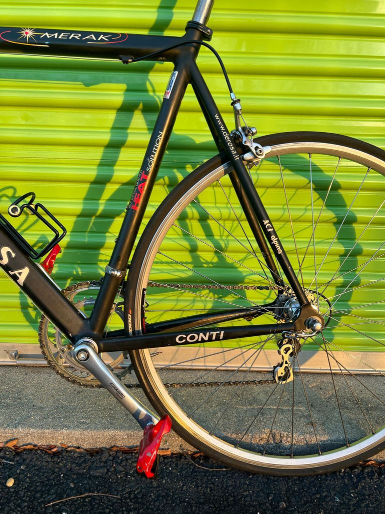 Used De Rosa Merak Campagnolo Record 2000 Road & Gravel, Blue,  — image 12 of 13