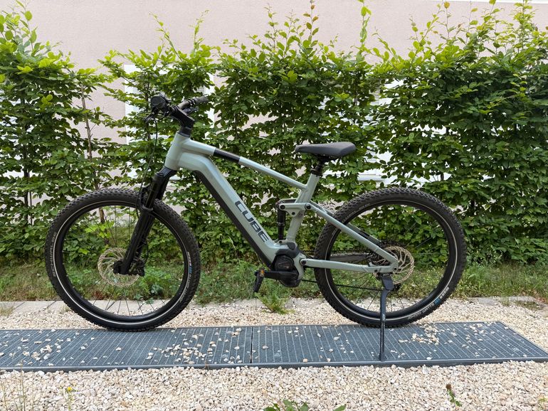 Used CUBE STEREO HYBRID 120, SLX 750 2023 2023 Mountainbike, Light Gray, 27.5, 29 — image 2 of 11