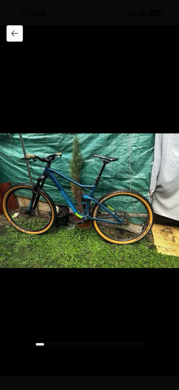 Used CUBE STEREO 120 PRO 29 2021 2021 Mountainbike, Blue, 29 — image 2 of 3