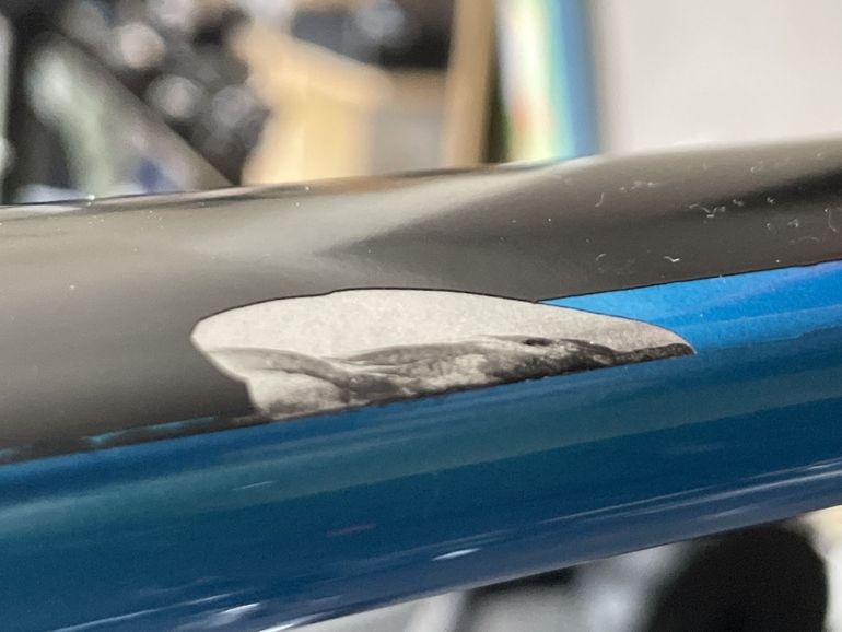 Used Scott Scott Addict RC Chavez Esteban Limited Edition 2020 (cracked Frame) 2020 Road & Gravel, Blue — image 9 of 12