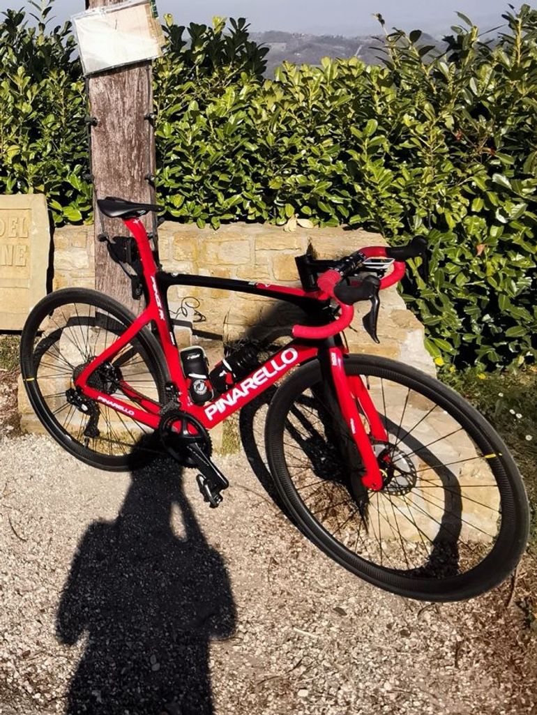 Used Pinarello Prince FX Disk Ultegra Di2 Bike 2019 2019 Road & Gravel, Red — image 1 of 3