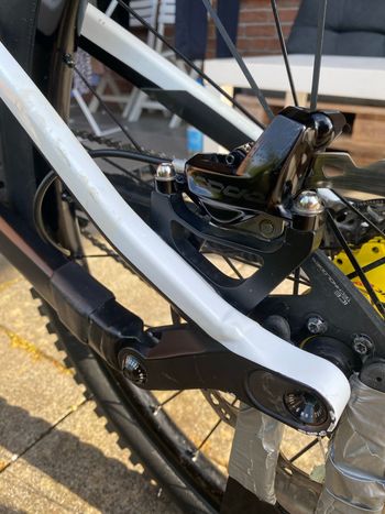 Used Canyon Sender CF 9.0 Team 2018 2018 Mountainbike, Black, 27.5 (650B) — image 8 of 24
