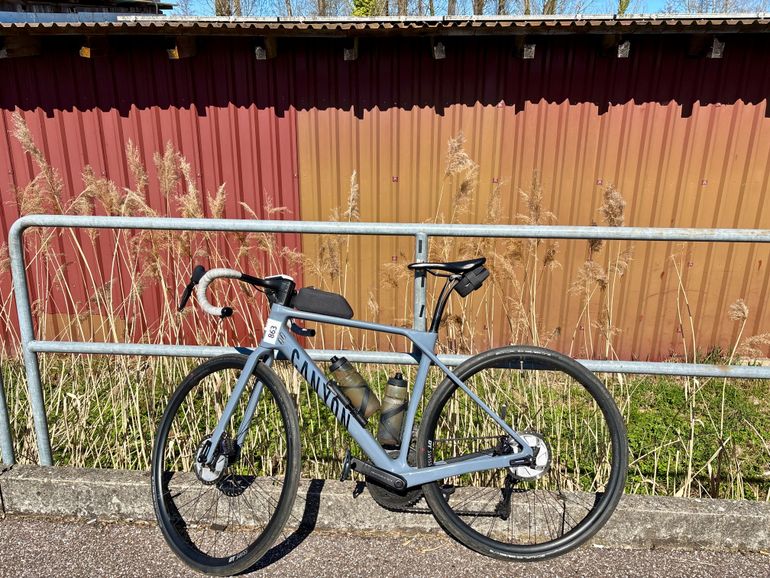 Used Canyon Endurace CF 8 Di2 2024 2024 Road & Gravel, Hellgrau — image 3 of 4