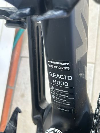 Used Merida REACTO 6000 2023 2023 Road & Gravel, Black — image 7 of 7
