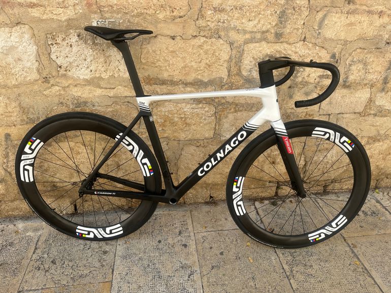Used Colnago V5Rs Frameset +Ruote Enve 4 ,5 Carbon Frameset 2025 Road & Gravel, White — image 1 of 10