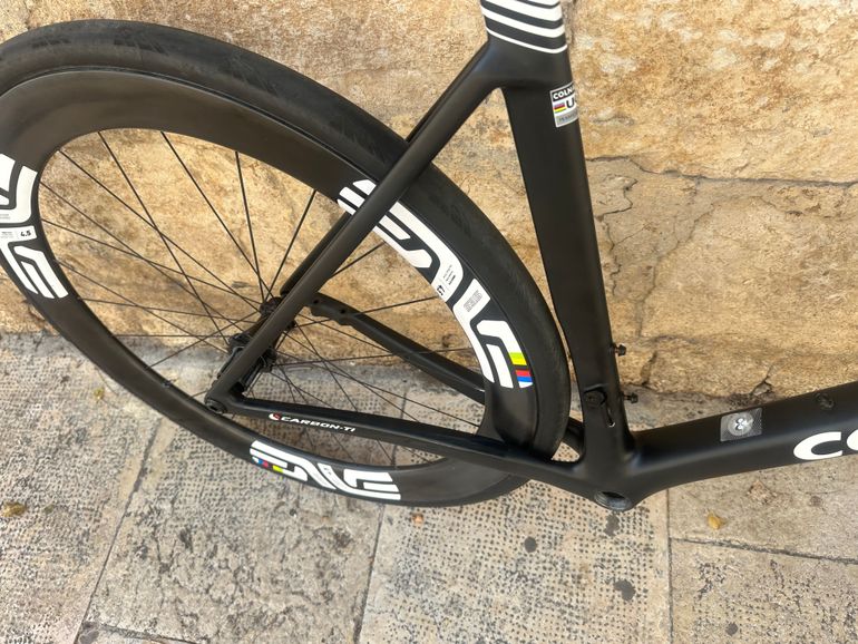 Used Colnago V5Rs Frameset +Ruote Enve 4 ,5 Carbon Frameset 2025 Road & Gravel, White — image 5 of 10