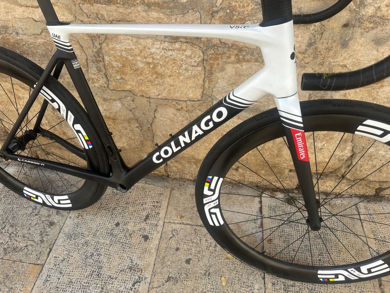 Used Colnago V5Rs Frameset +Ruote Enve 4 ,5 Carbon Frameset 2025 Road & Gravel, White — image 8 of 10