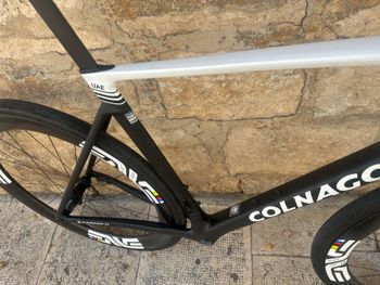 Used Colnago V5Rs Frameset +Ruote Enve 4 ,5 Carbon Frameset 2025 Road & Gravel, White — image 6 of 10