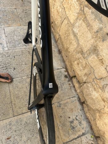 Used Colnago V5Rs Frameset +Ruote Enve 4 ,5 Carbon Frameset 2025 Road & Gravel, White — image 3 of 10