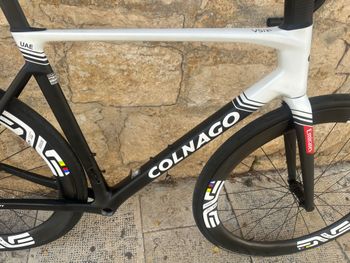 Used Colnago V5Rs Frameset +Ruote Enve 4 ,5 Carbon Frameset 2025 Road & Gravel, White — image 9 of 10