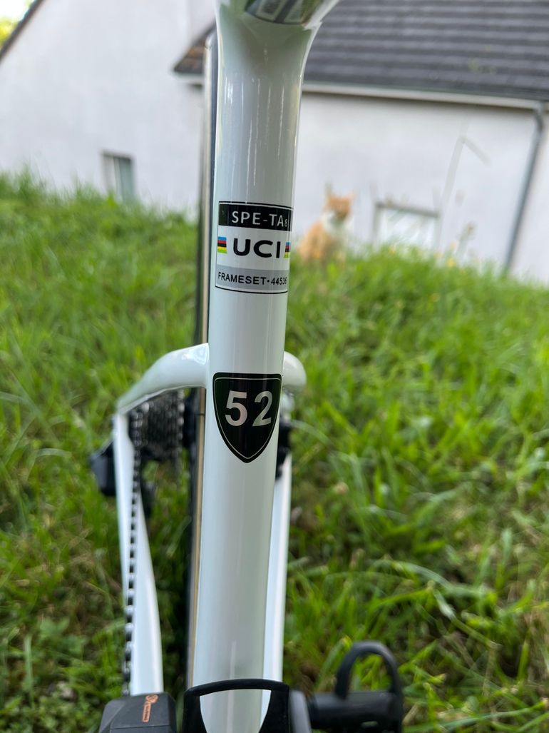 Used Specialized Sworks Tarmac SL8 G. 2025 Road & Gravel, White — image 5 of 6