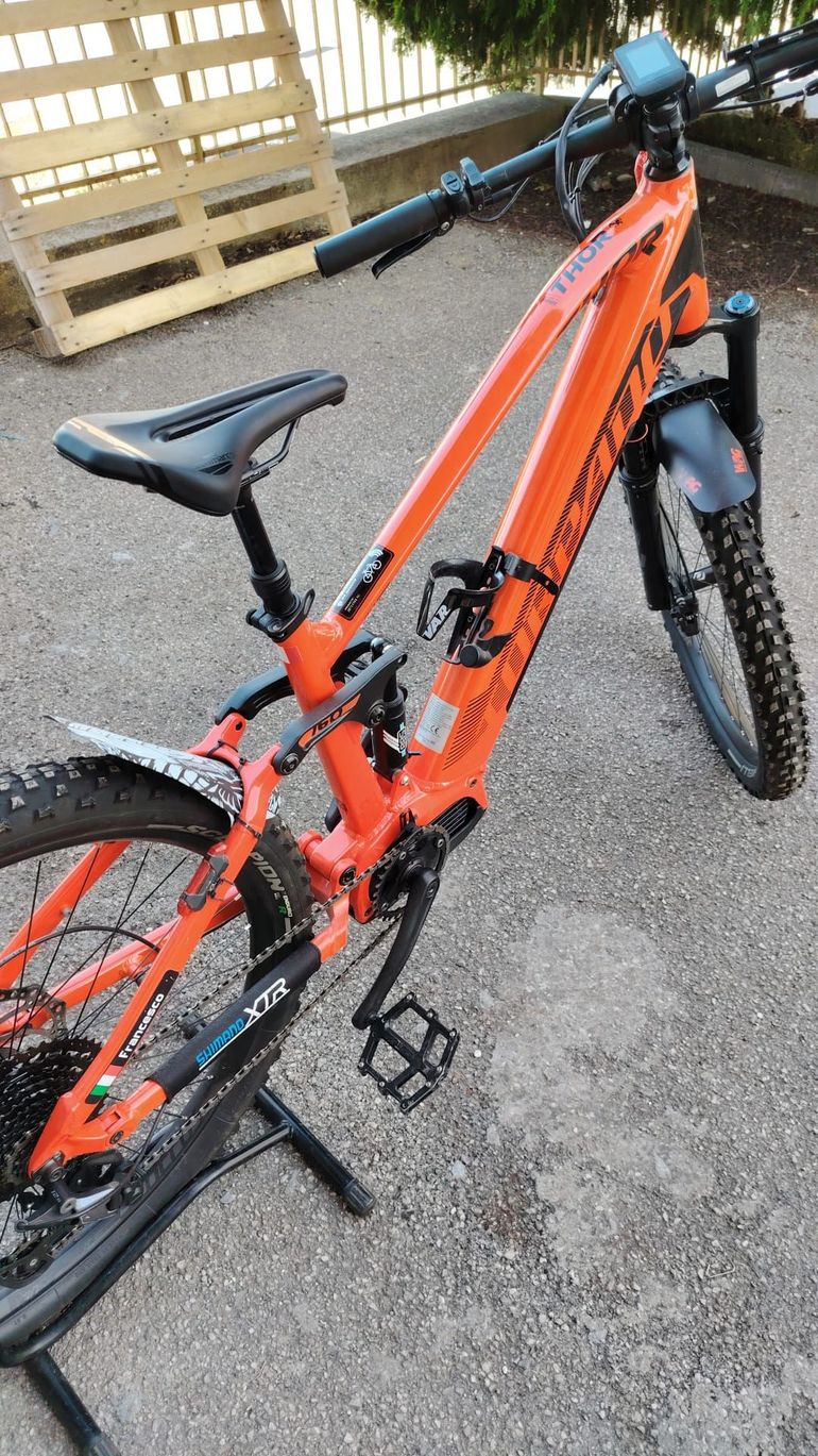 Used Torpado E-BIKE MTB 29″ BIAMMORTIZZATA TORPADO THOR FULL 160 85NM 720WH MISURA M USATO 2025 Mountainbike, Red — image 2 of 16
