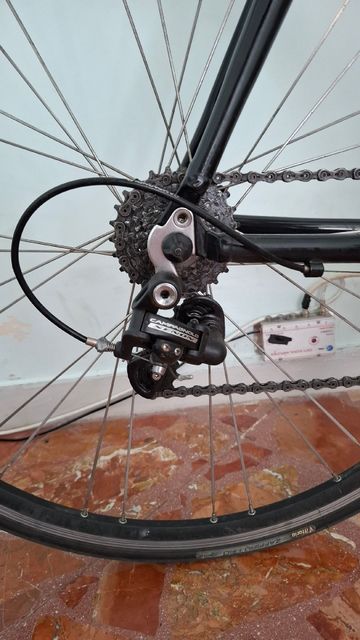 Gebrauchtes Bianchi Via Other Campagnolo 2008 Road & Gravel, Schwarz — Bild 3 von 8