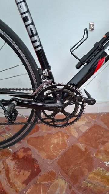 Gebrauchtes Bianchi Via Other Campagnolo 2008 Road & Gravel, Schwarz — Bild 5 von 8