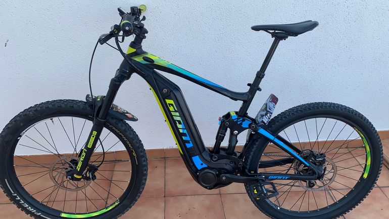 Used Giant Full-E+ 3 2018 2018 Mountainbike, Nero — image 2 of 8