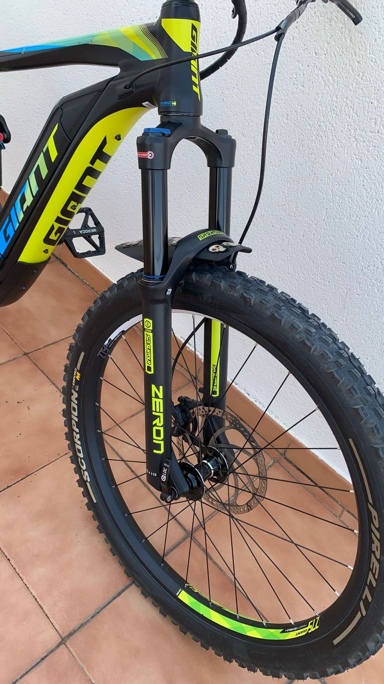 Used Giant Full-E+ 3 2018 2018 Mountainbike, Nero — image 7 of 8