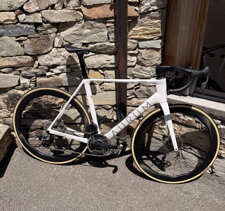 Used Aurum Magma SRAM Red eTap AXS 2024 Road & Gravel, White — image 1 of 13