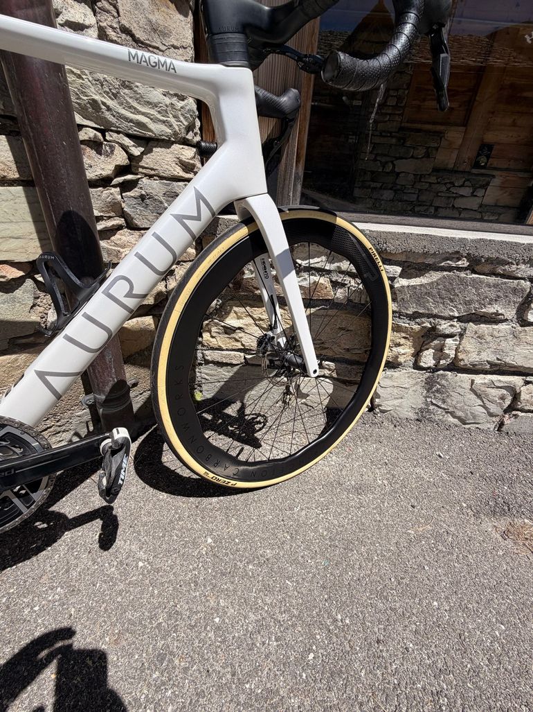 Used Aurum Magma SRAM Red eTap AXS 2024 Road & Gravel, White — image 10 of 13