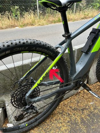 Used CUBE Reaction Shimano Deore 2022 Mountainbike, Green — image 7 of 8