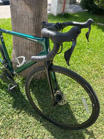 Used Cannondale Synapse Carbon Disc Ultegra Di2 2021 2021 Road & Gravel, Green — image 3 of 10