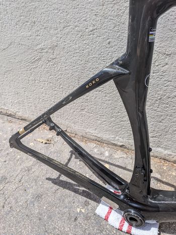 Used Chapter2 KOKO BLACK + UD W/GOLD (KOURA) Frameset 2026 Frameset 2026 Road & Gravel, Black — image 7 of 17