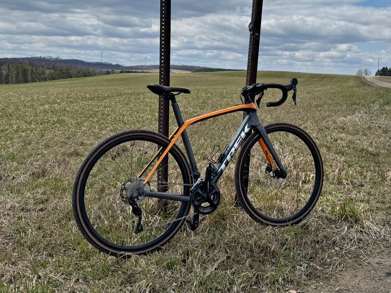 Used Trek Domane SL 5 2021 2021 Road & Gravel, Orange — image 3 of 3