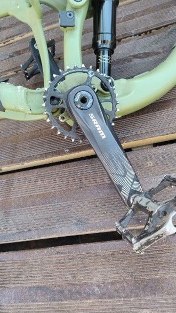 Used Giant Trance 3 2020 Frameset 2020 Mountainbike, Green, 27.5 — image 3 of 5