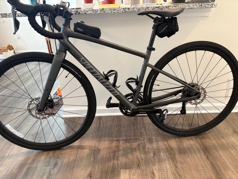 Used Specialized Diverge Base E5 2021 2021 Road & Gravel, Light Gray — image 2 of 9