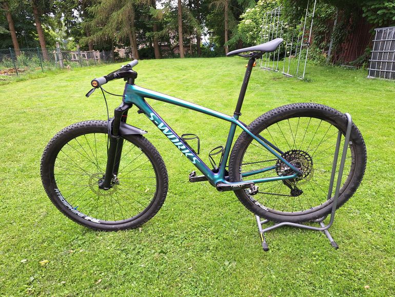 Used Specialized S-Works Epic Hardtail AXS 2020 2020 Mountainbike, Purple, 29 — image 1 of 13