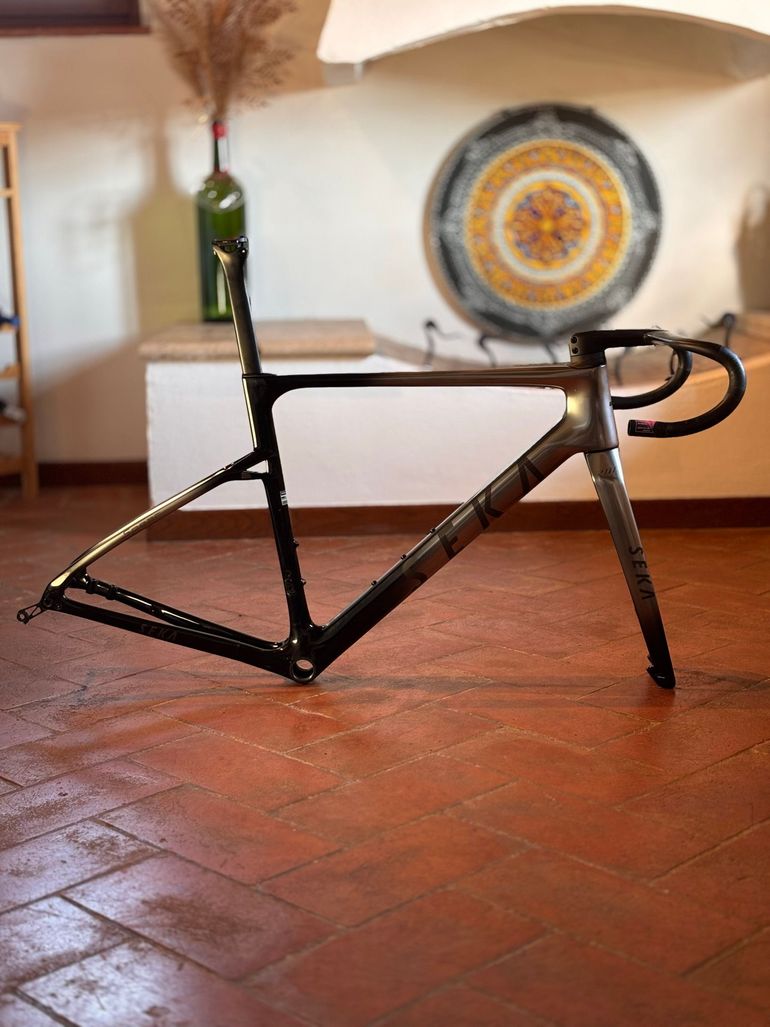 Used Seka Seka Custom Frameset 2025 Road & Gravel, Light Gray — image 1 of 8