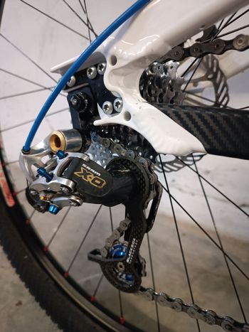 Used Nicolai Nicolai Custom Sram X0 2010 Mountainbike, Weiß — image 3 of 16