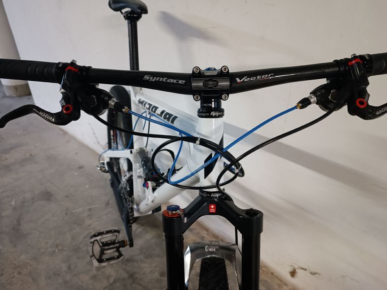 Used Nicolai Nicolai Custom Sram X0 2010 Mountainbike, Weiß — image 13 of 16