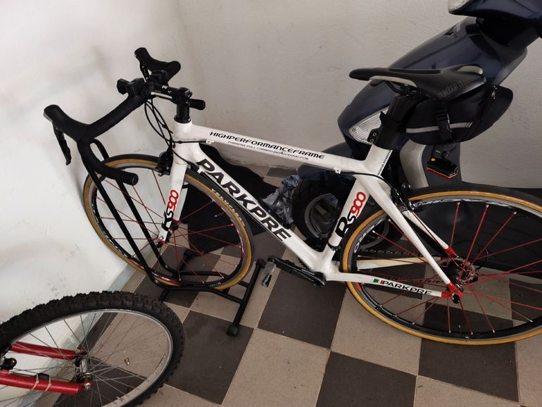 Used Parkpre Parkpre Custom Shimano 105 2018 Road & Gravel, White — image 2 of 9