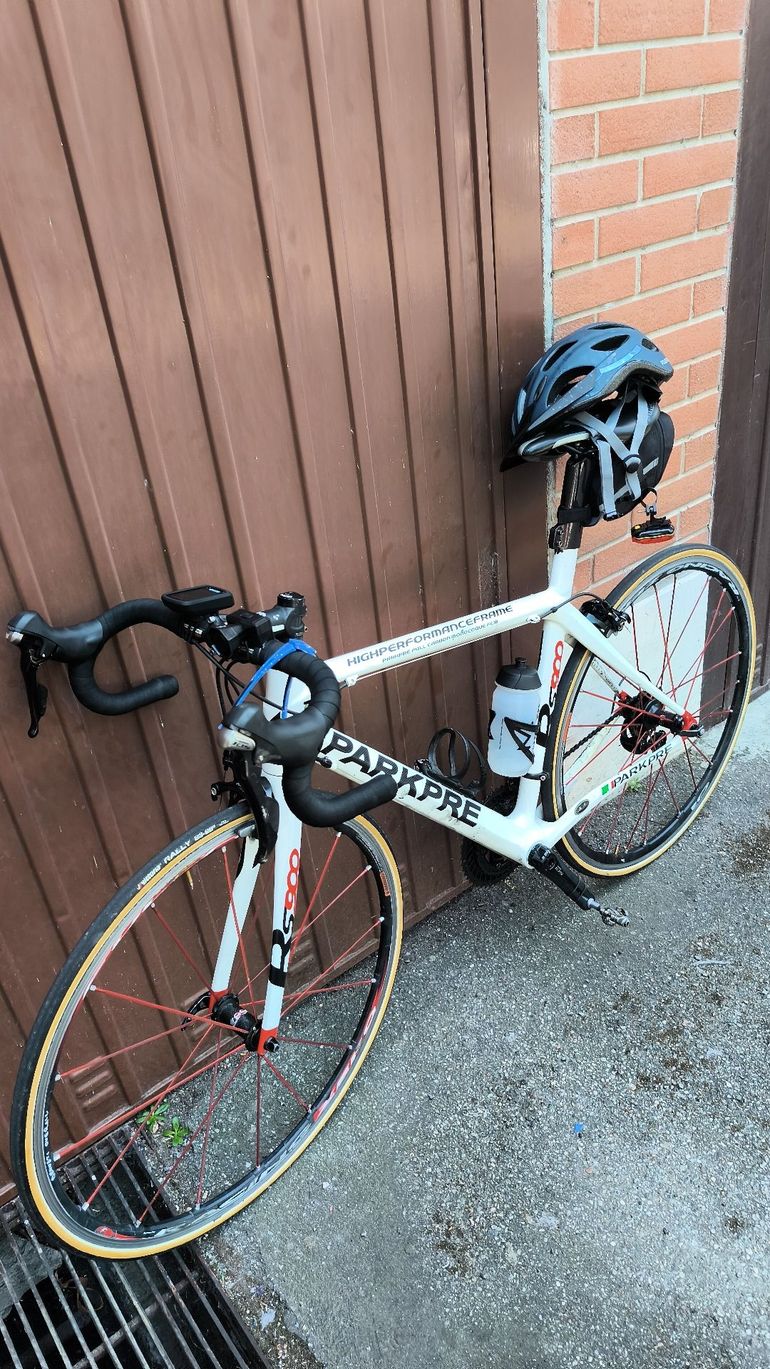 Used Parkpre Parkpre Custom Shimano 105 2018 Road & Gravel, White — image 9 of 9