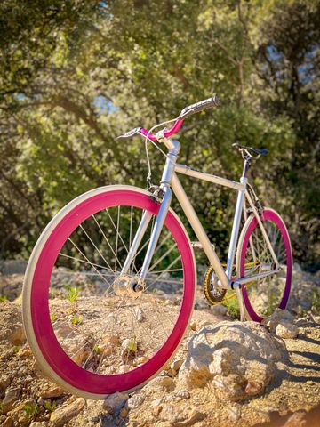 Used FIXIE Inc. Custom Single Speed / Fixed Gear 2018 Road & Gravel, Light Gray — image 1 of 6