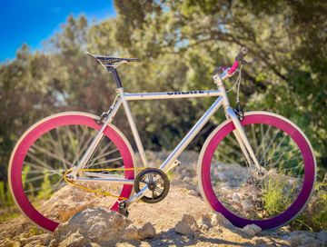 Used FIXIE Inc. Custom Single Speed / Fixed Gear 2018 Road & Gravel, Light Gray — image 4 of 6