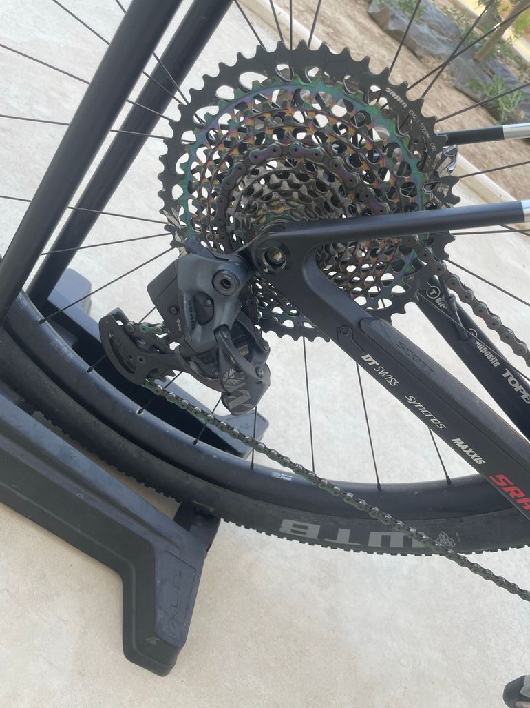 Used Scott Scott Custom SRAM Force eTap AXS 2020 Mountainbike, Light Gray — image 13 of 15