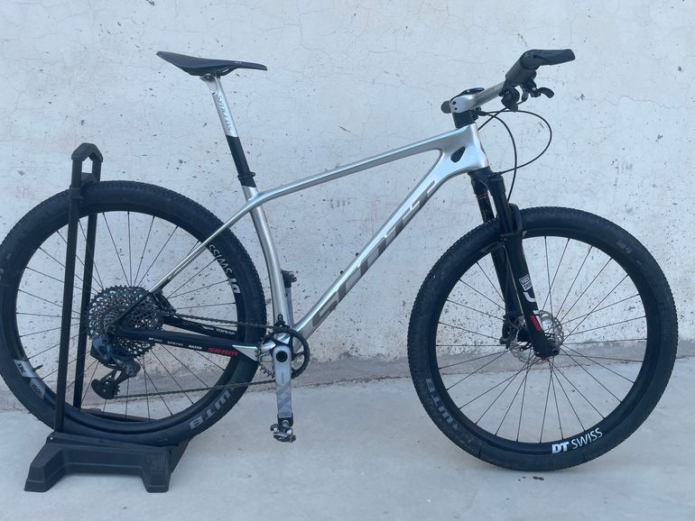 Used Scott Scott Custom SRAM Force eTap AXS 2020 Mountainbike, Light Gray — image 1 of 15