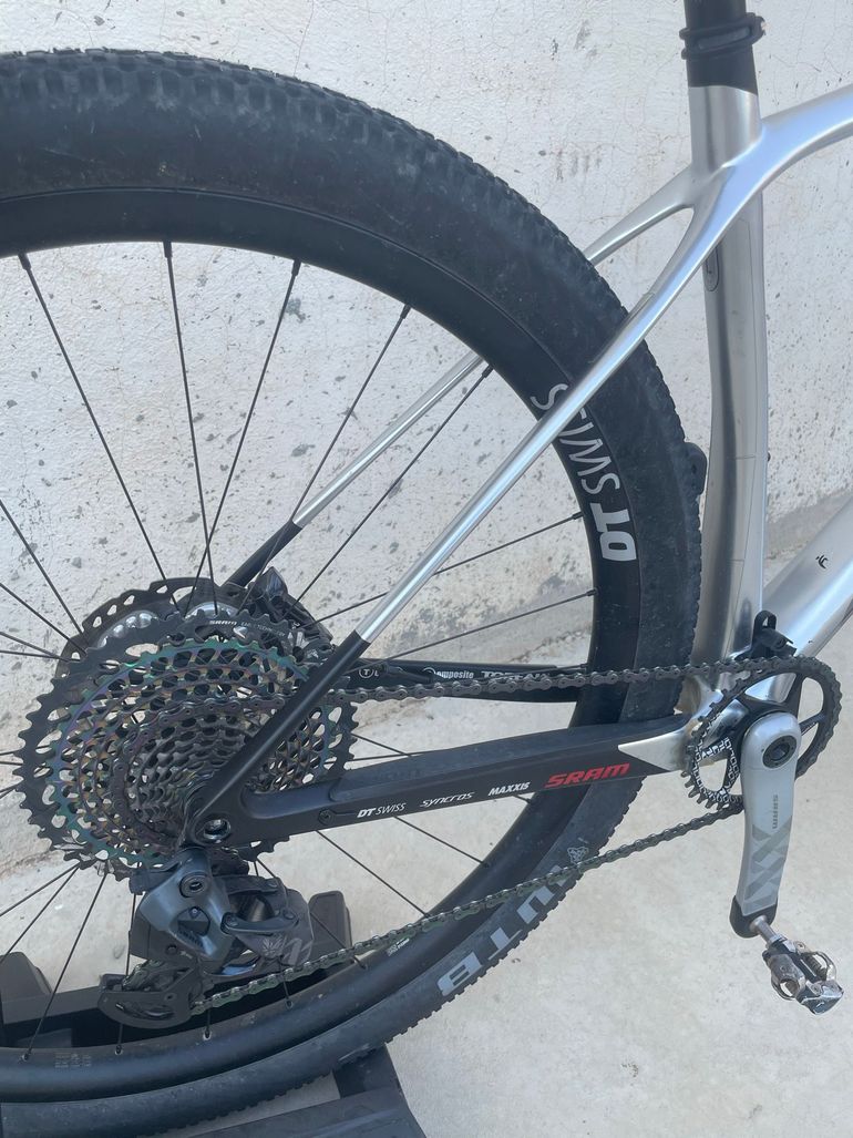 Used Scott Scott Custom SRAM Force eTap AXS 2020 Mountainbike, Light Gray — image 6 of 15