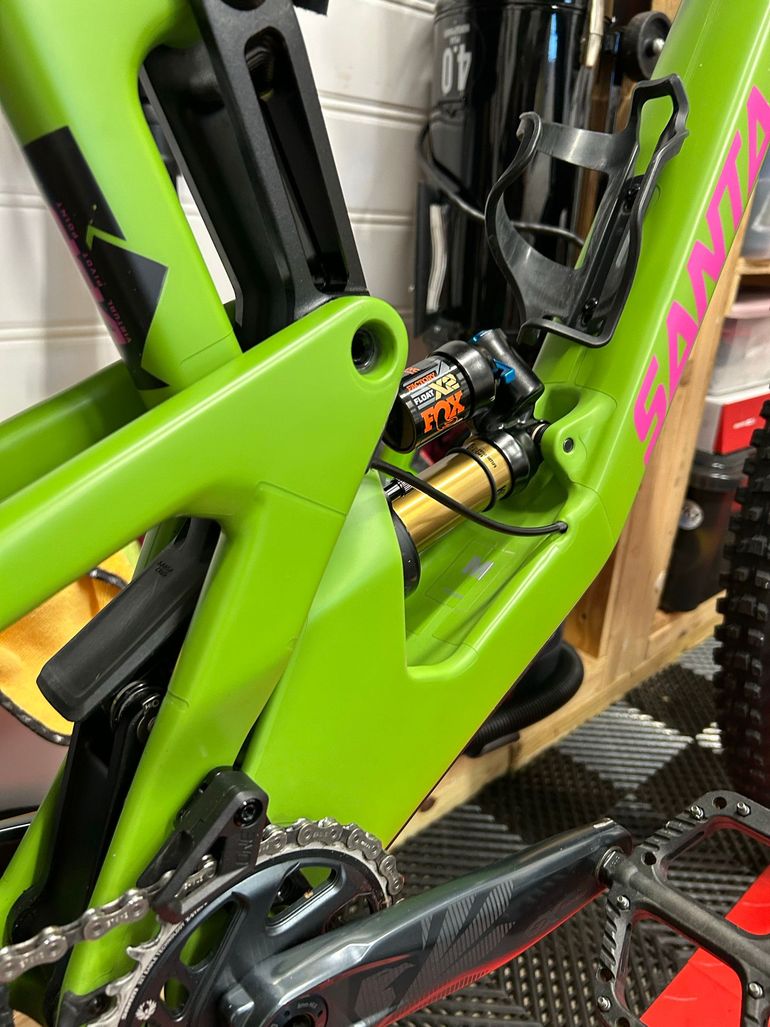 Used Santa Cruz Nomad SRAM GX Eagle 2022 Mountainbike, Green — image 11 of 15