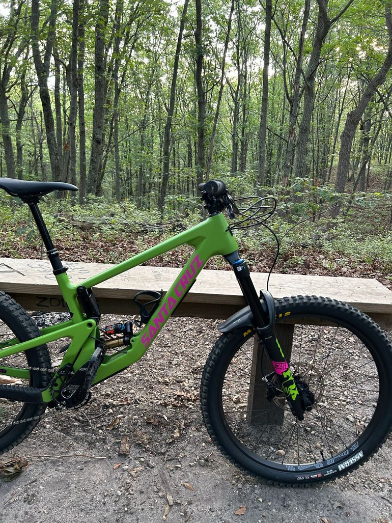 Used Santa Cruz Nomad SRAM GX Eagle 2022 Mountainbike, Green — image 1 of 15