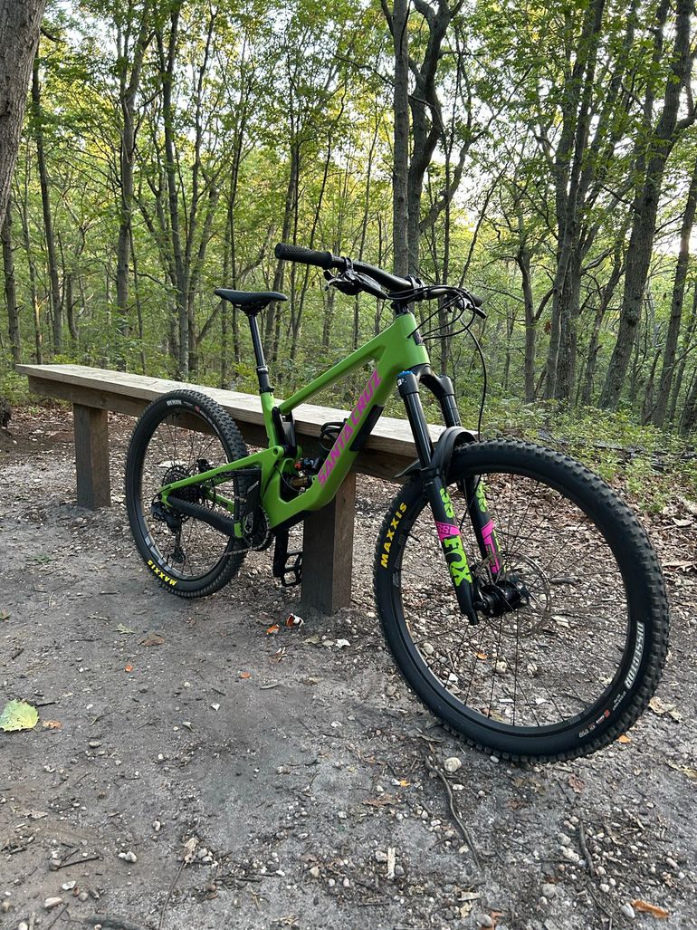 Used Santa Cruz Nomad SRAM GX Eagle 2022 Mountainbike, Green — image 3 of 15