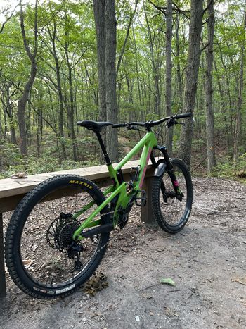 Used Santa Cruz Nomad SRAM GX Eagle 2022 Mountainbike, Green — image 4 of 15