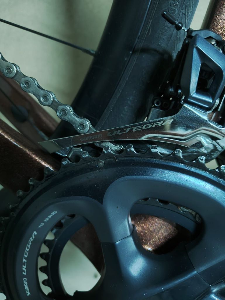 Used Giant Tcr Shimano Ultegra 2023 Road & Gravel, Orange — image 2 of 11