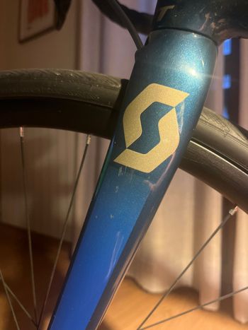 Used Scott Addict 20 disc 2021 2021 Road & Gravel, Blue — image 4 of 6