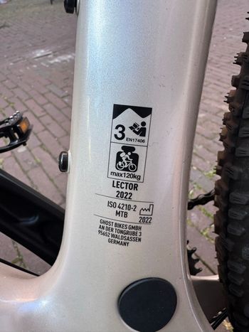 Used Ghost Lector SF 2022 2022 Mountainbike, White, 29 — image 17 of 24