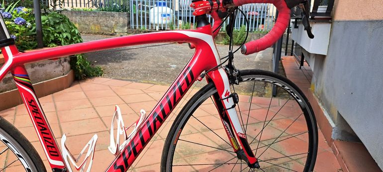 Specialized Tarmac Shimano 105 2015 Road & Gravel de segunda mano, Rojo — imagen 9 de 13